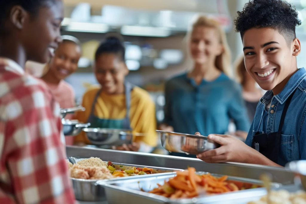 alimentação in loco